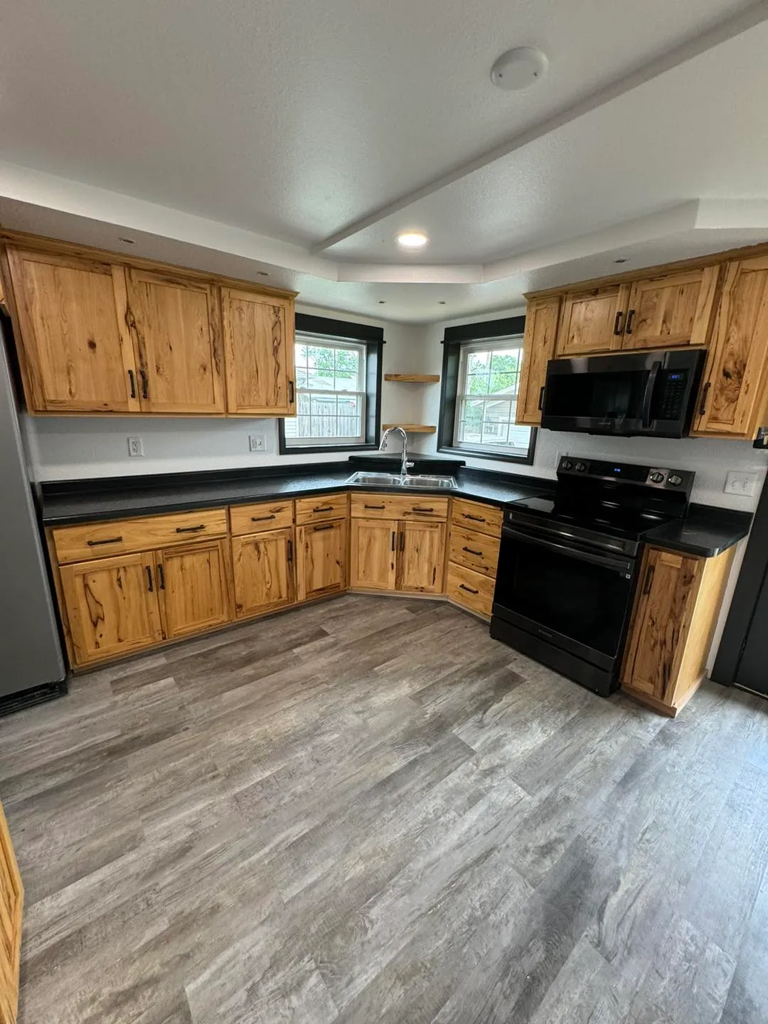 Custom kitchen with hickory cabinets, Eau Claire WI
